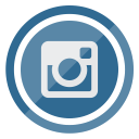 circle, instagram, media, multimedia, social svg vector icon