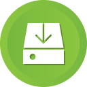 data, download, drive, hard, hdd, storage svg vector icon