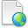 page,white,world,globe,earth icon