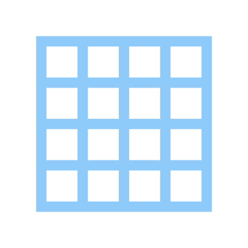 Grid svg vector icon