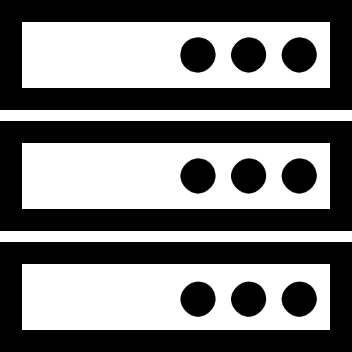 Elastic Block Storage svg vector icon