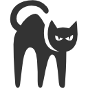 black,cat icon