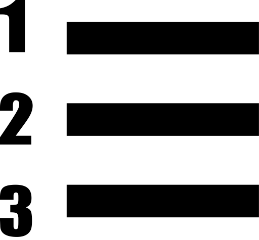 Digital List svg vector icon