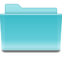 folder,cyan icon