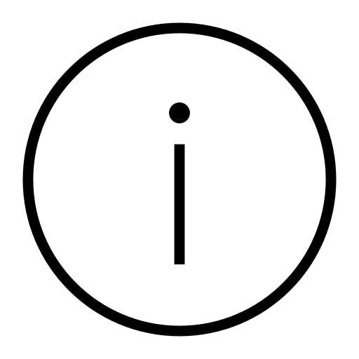 Info svg vector icon