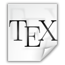 file, latex, tex icon