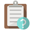 clipboard,help icon