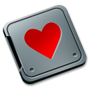 folder,burned,love,valentine icon