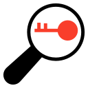 key, keyword, search, seo svg vector icon