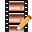 edit, film icon