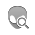 alien,gray,zoom icon