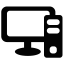 computer, screen icon