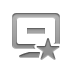 screen,zoom,out,star icon