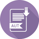 aut, document, file, format, type svg vector icon