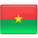 burkina, faso, flag icon