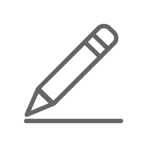Pencil svg vector icon