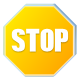 sign, stop icon