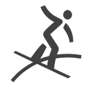 olympic, slopestyle, snowboard svg vector icon