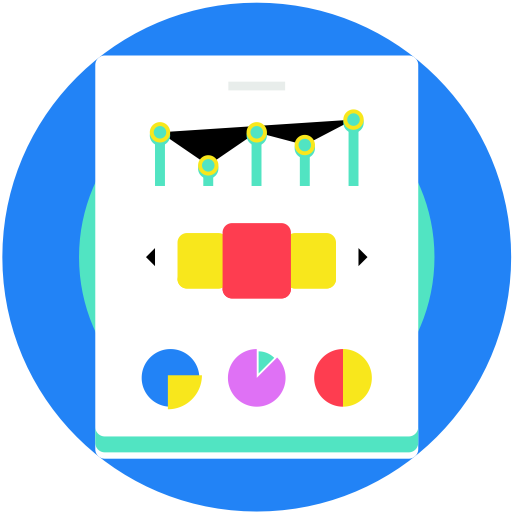Chart svg vector icon