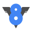 v icon