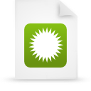 document, file, green, paper icon