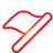 basic, flag, red icon