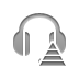 headset,pyramid icon