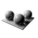 threeballs,blocked icon
