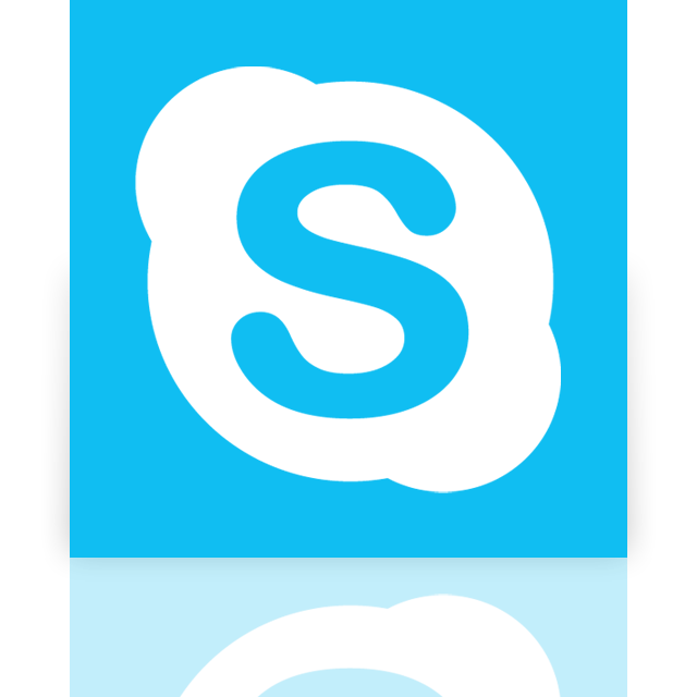 mirror, skype icon