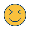emot, face, smiley, wink svg vector icon