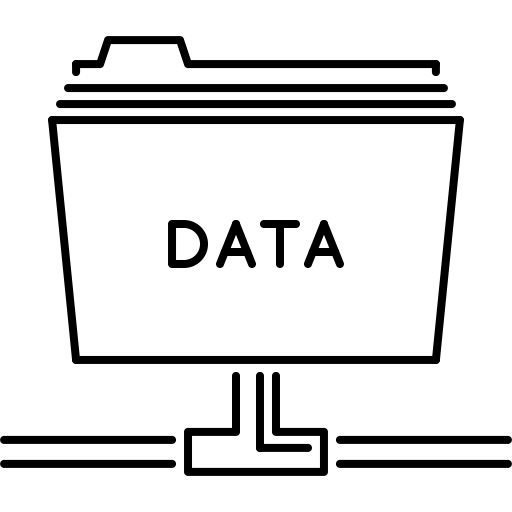 Data Warehouse, svg vector icon