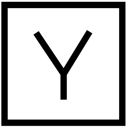 Yc Square svg vector icon