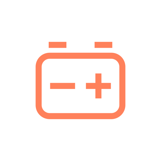 Battery svg vector icon