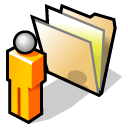 folder, users icon