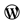 wordpress,black icon