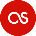 circle, fm, last, last fm, round svg vector icon