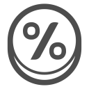 calculation, calculator, maths, percent, percentage svg vector icon