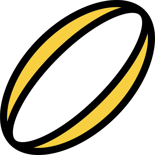 Rugby svg vector icon