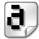 font,bitmap icon