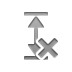 height,cross icon