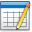 edit, table icon