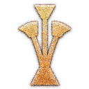 papyrus,embossed icon