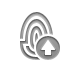 fingerprint,fingerprint up,up icon