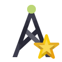 antenna,star icon