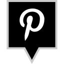 media, pinterest, social svg vector icon