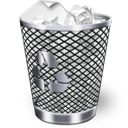 bin, full, recycle icon