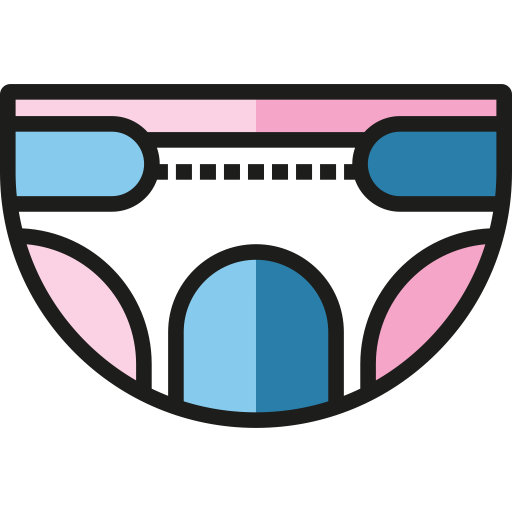Diaper svg vector icon