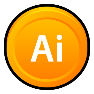 adobe,illustrator,cs,badge icon