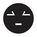 emoji, emotion, guilty, smiley svg vector icon