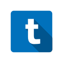 social, tumb, tumbl, tumbler, tumblr svg vector icon
